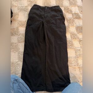 Madewell Black Wide Leg Women's Pants